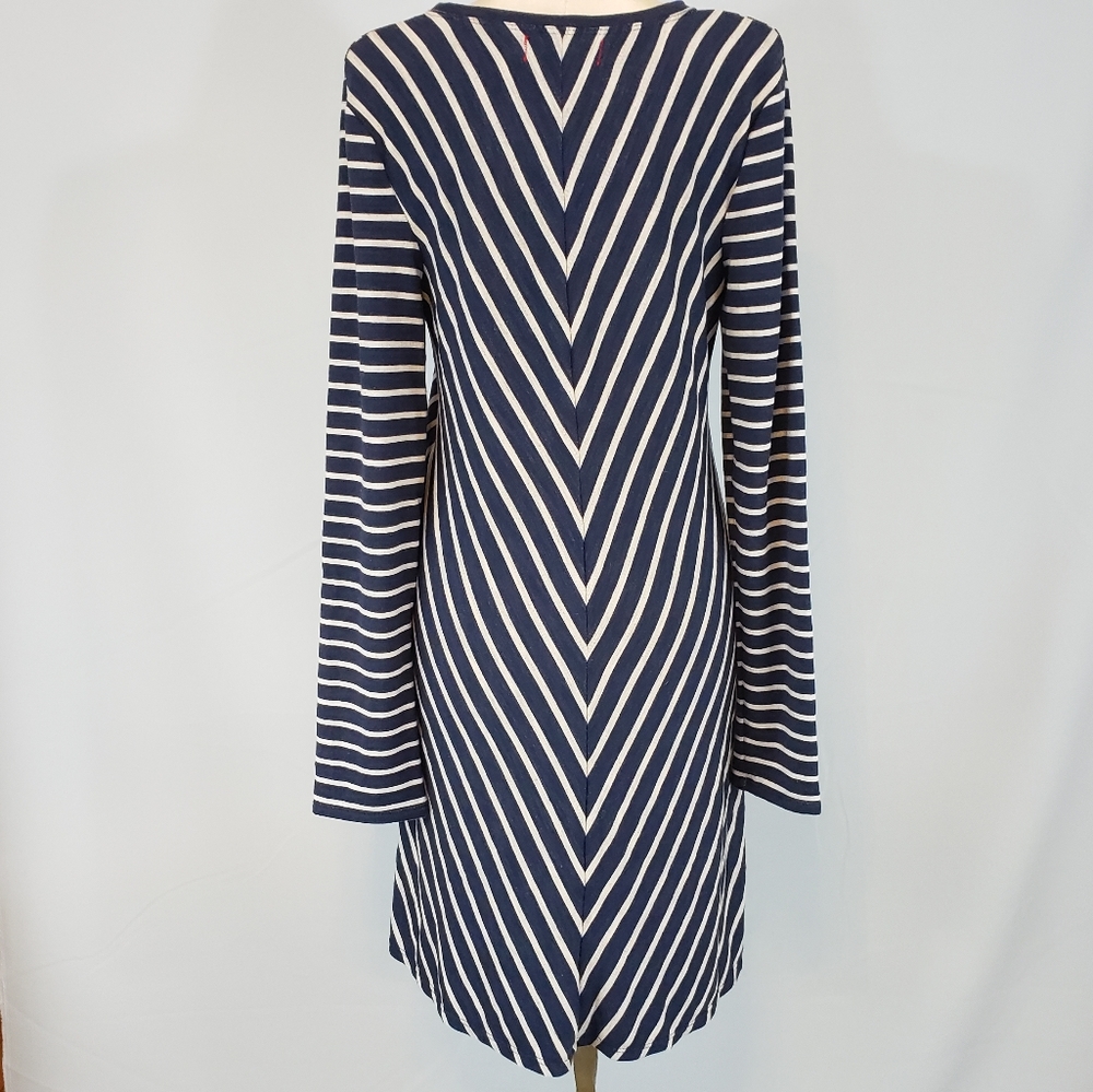Max Studio black & white chevron dress size Small - Picture 3 of 7